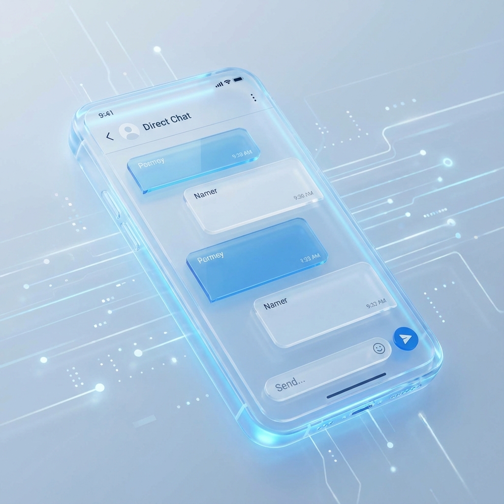 Clean interface showing direct chat button