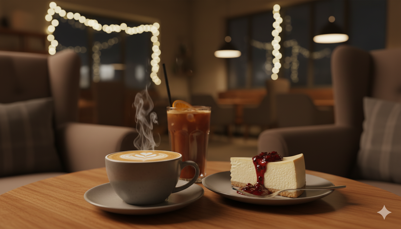 قهوة وحلويات